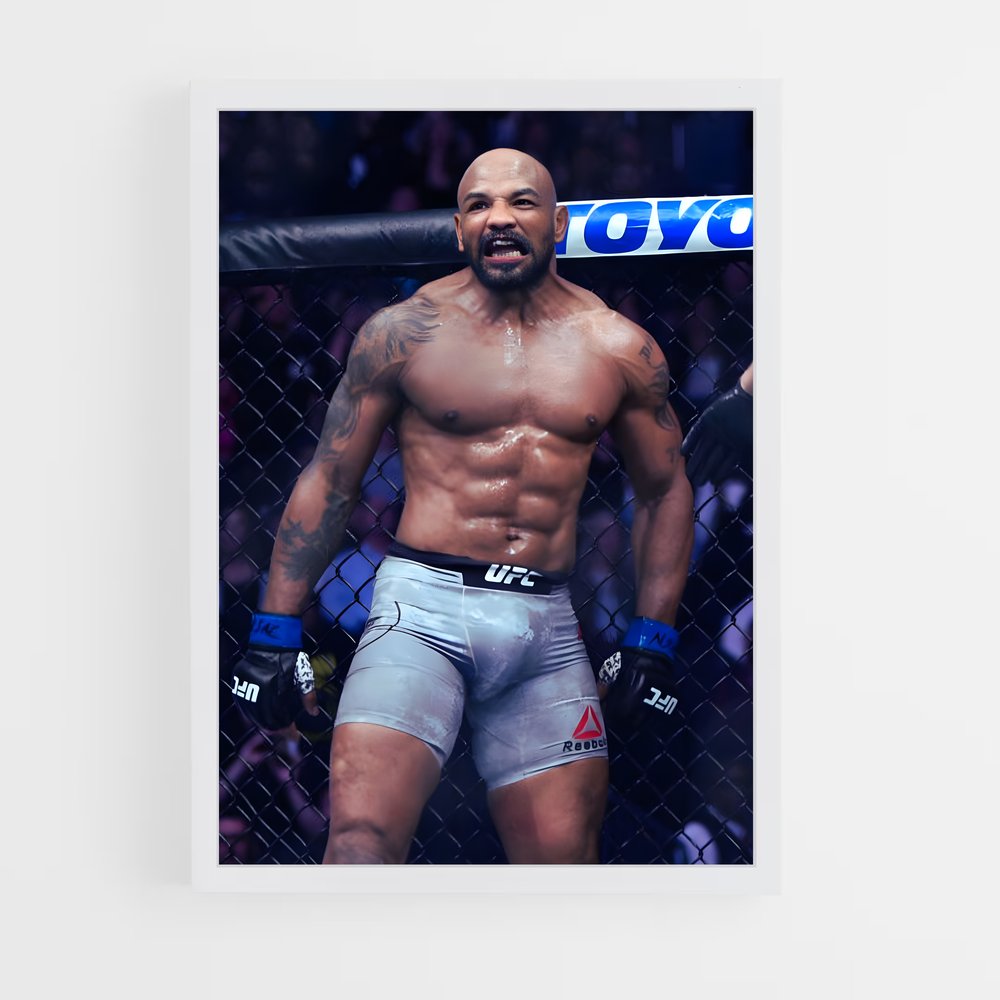 Poster Brock Lesnar vs Yoel Romero – affiche MMA (vue 3)